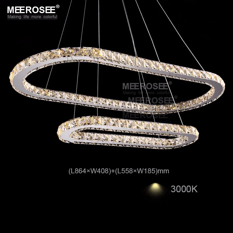 Us 88 48 72 Off K9 Crystal Led Pendant Lights Silver Steel Kitchen Lighting Pendants Round Ring Re Dining Room Suspended Lamp In Us 88 48 72 Off K9 Crystal Led Pendant Lights Silver Steel Kitchen Lighting Pendants Round Ring Re Dining Room Suspended Lamp In