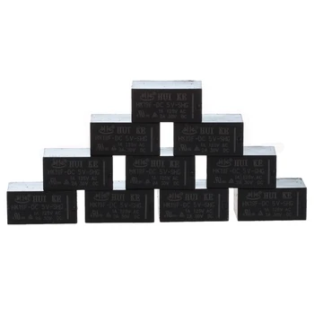 

10 x DC 5V Coil 125V/1A DC 30V/2A AC 2A/30V DC 8 Pins DPDT Power Relay HK19F