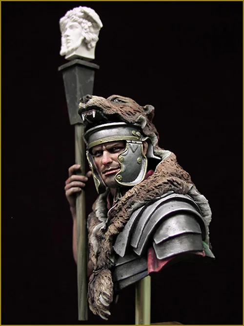 Figura De Comandante Romano 1/32 | Kit De Resina Sin Pintar Ni Montar Para Modelismo Militar