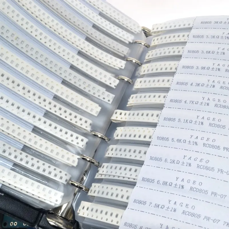 170values X 50pcs=8500pcs 0805 1% 0R-10M ohm SMD Resistor Kit RC0805 FR-07 series Sample Book Sample Kit 170values X 50pcs=8500pcs 0805 1% 0R-10M ohm SMD Resistor Kit RC0805 FR-07 series Sample Book Sample Kit