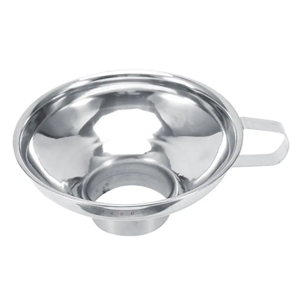 

Wide Mouth Canning Funnel Cup Food Oil Nozzle Stainless Steel Economic Funnel Hopper Eco-Friendly Jars