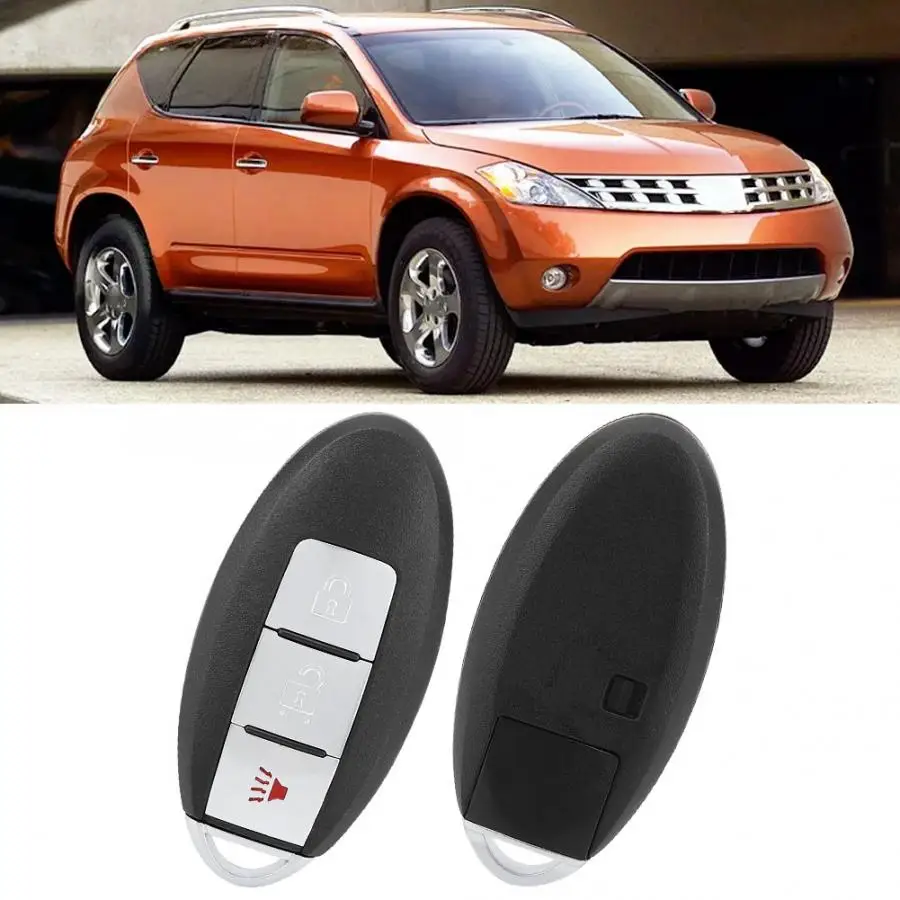 Keyless Entry Key Fob,3 Button Keyless Entry Remote Car Key Fit for Nissan Murano 2003 2004 2005 2006 2007 KBRASTU15 