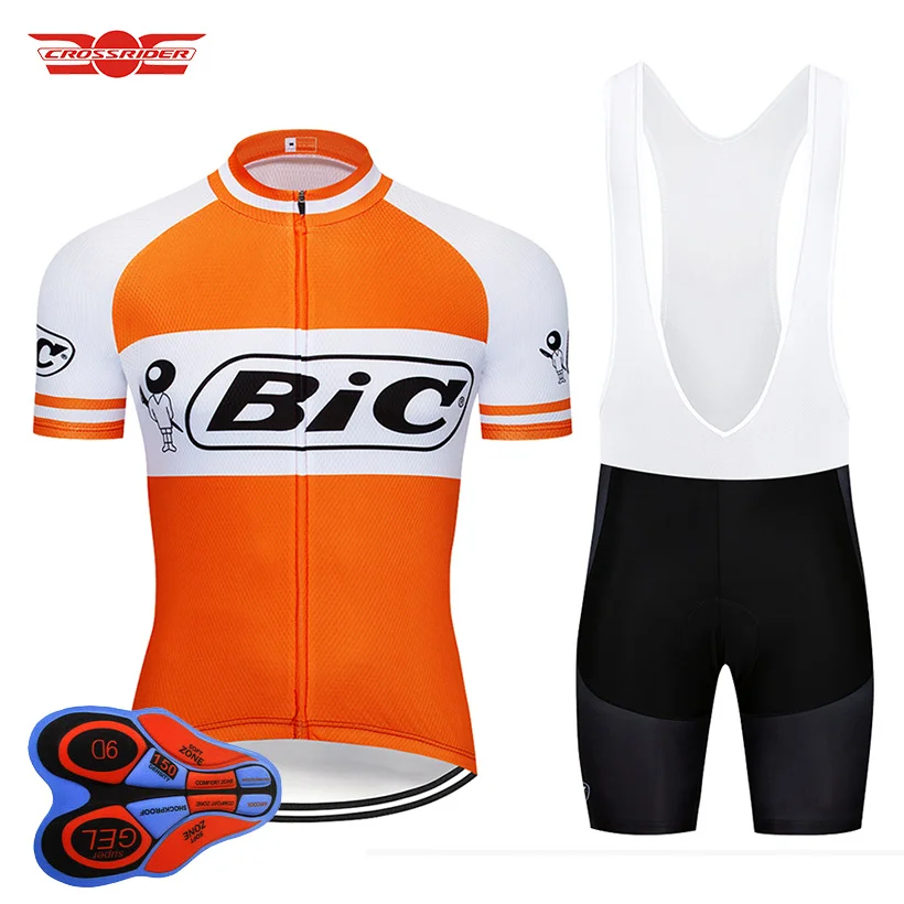 

Summer 2019 Retro Cycling Jersey Set MTB Cycling Wear Bike Clothing Bic Bicycle Clothes Quick-Dry Mens Short Maillot Culotte