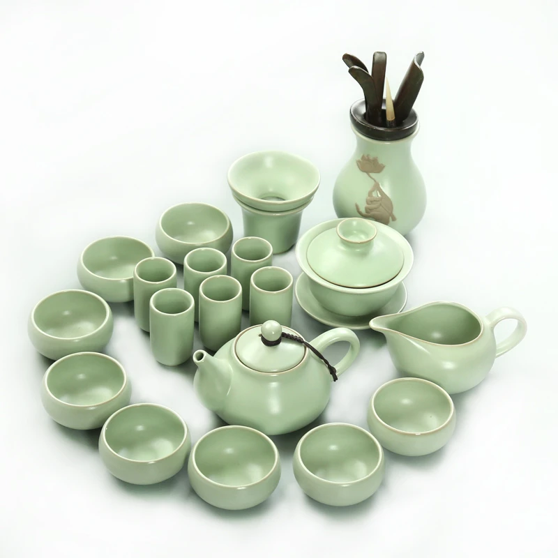 Tetera Para El Hogar Con Taza Juego De Tetera De Kung Fu Resistente Al Tetera Para El Hogar Con Taza Juego De Tetera De Kung Fu Resistente Al