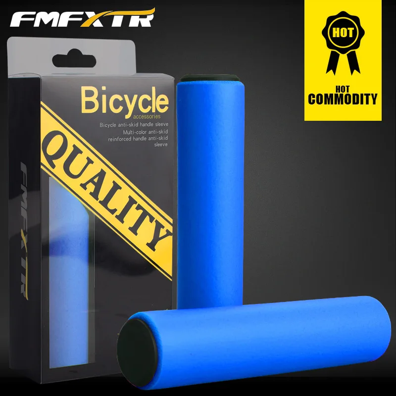 

FMF 1Pair Pure Silicone Gel Shock-Proof Anti-Slip Soft Comfort Grips MTB Mountain Bike Road Bicycle Fixed Gear BMX with Bar Plug