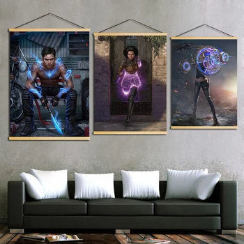 

Poster Print Canvas Wall Art MTG: Alternate Art Kaya Modern Style for Living Room Solid Wood Hanging Scrolls Painting Home Decor