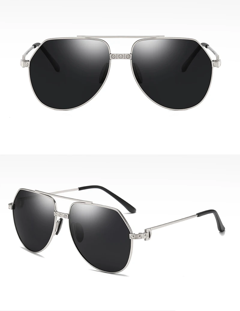 Kachawoo, мужские Модные солнцезащитные очки, поляризационные, для вождения, золотые, черные, мужские солнцезащитные очки, металлические, высокое качество, летние аксессуары, uv400