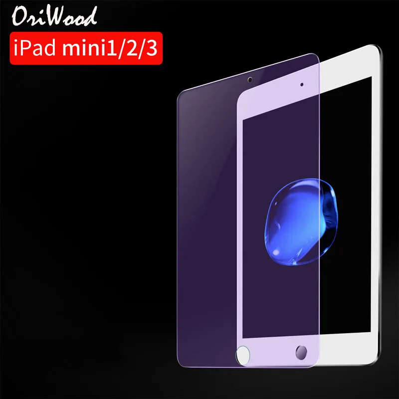 

2.5D Full Cover Anti Blue Ray Screen Protector For Apple iPad mini 1 2 3 4 7.9 Tempered Glass For Apple iPad 2017 2018 9.7 Film