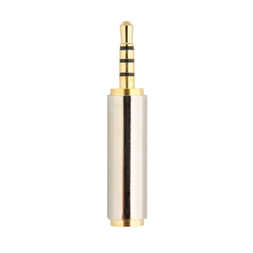 High Quality 1pc Gold 2.5 mm Male to 3.5 Female audio Stereo Adapter Plug Converter Headphone jack |