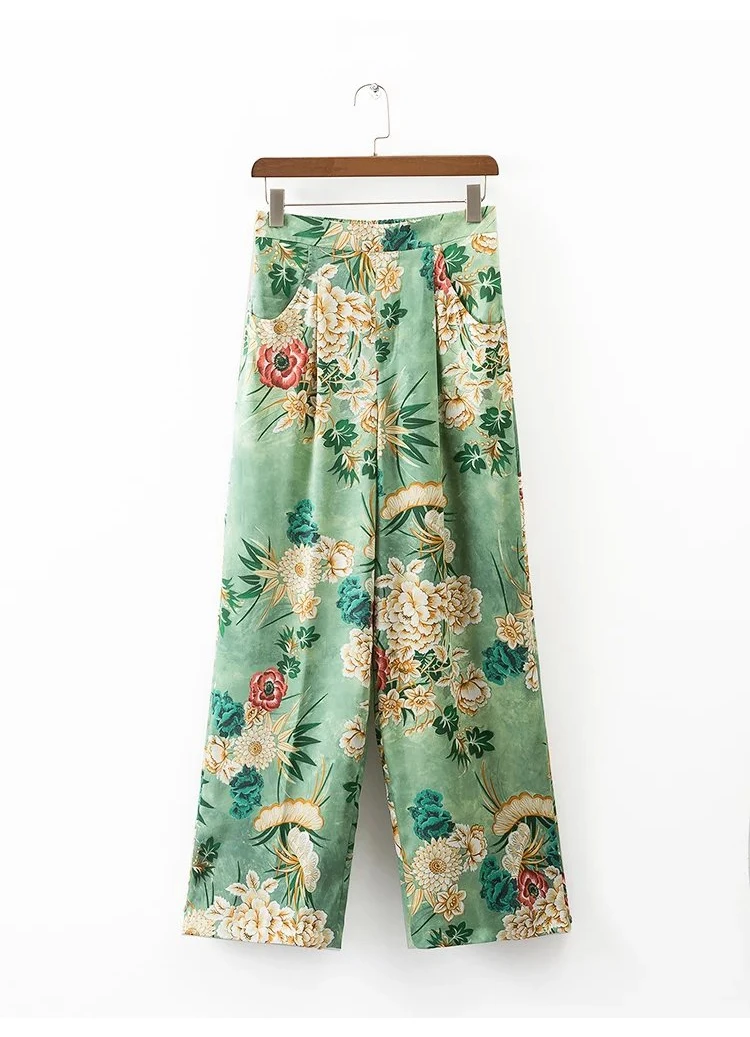 Женский комплект, лето, японский темперамент, Модное Длинное кимоно+ широкие брюки с высокой талией, элегантный тонкий костюм