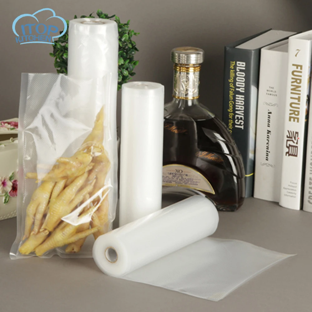 

Vacuum Plastic Bag Storage home Vacuum Sealer Food Bags 20/30cm*500cm Vacuum Packaging Rolls