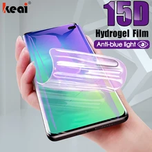 15D анти-синий светильник Гидрогелевая пленка для samsung Galaxy S9 S8 S10 Plus Защита экрана для Note 9 8 S10E Lite мягкая пленка не стекло