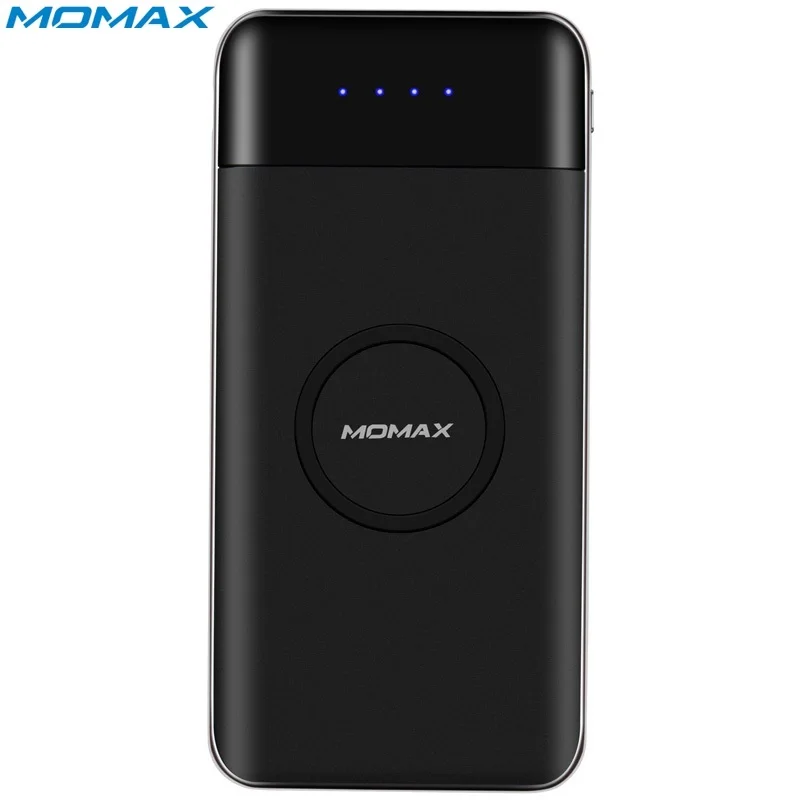 MOMAX Qi font b Wireless b font Power Bank font b Charger b font Pad 10000mAh