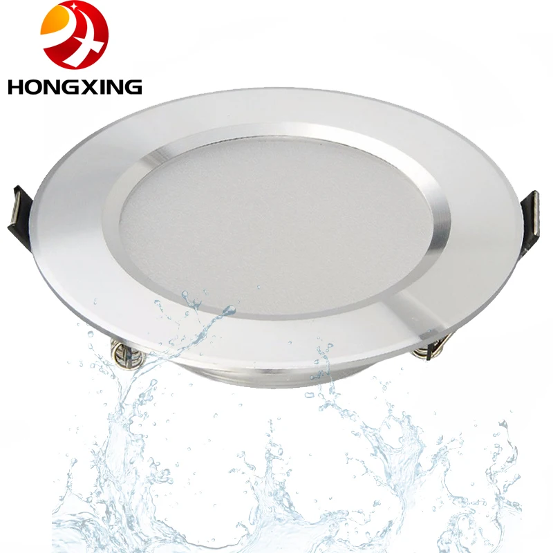 

3pcs/lot Driverless waterproof dimmable free shipping led down light 5W 7W 9W 12W 15W lampada led,ceiling led,4 years warranty