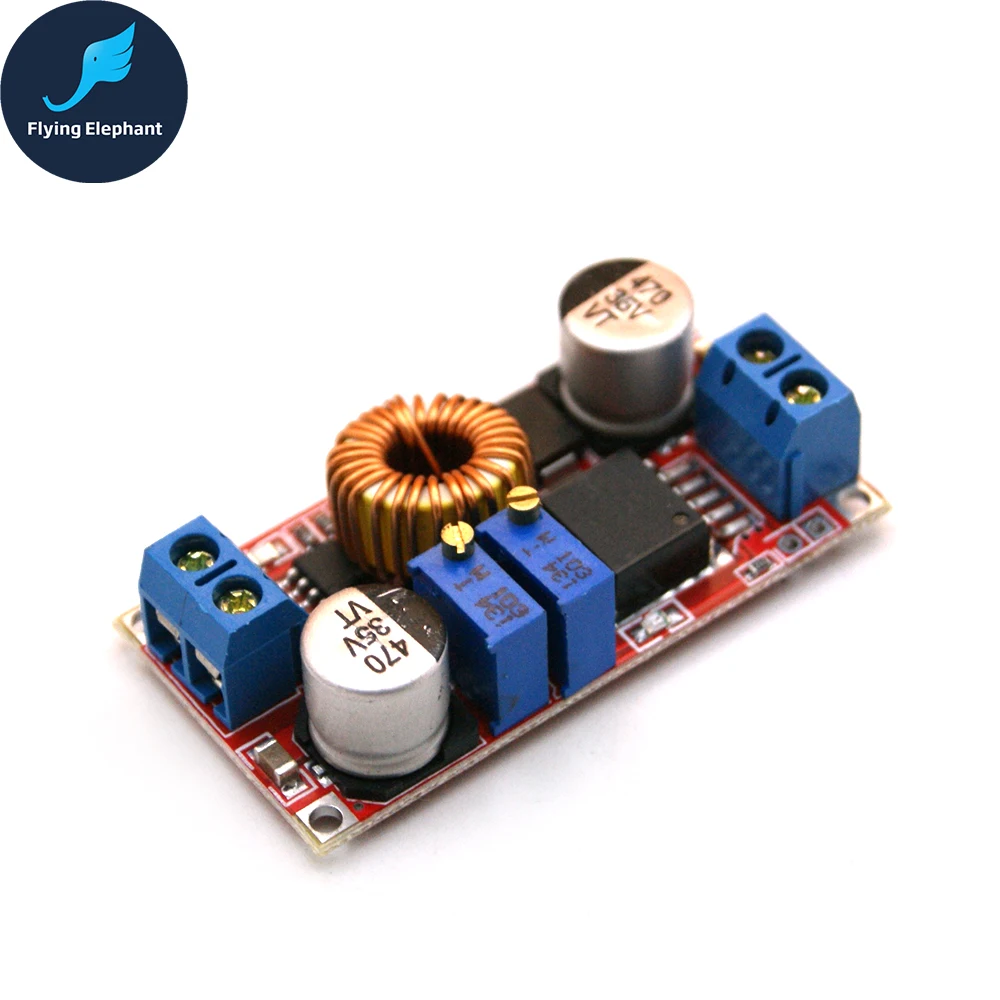 

5A Lthium-ion Battery Charge LED Driver Step Down CC CV Power Supply Module 4-38V to 1.25-36V ADJ
