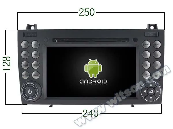 WITSON Android 9,1 Автомобильный gps dvd для BENZ LK200/SLK280 SLK350/SLK автомобильный аудио 2 Гб ram 16 Гб FLASH+ DAB+ OBD+ TPMS+ DVR+ Wifi/3g/4G поддержка