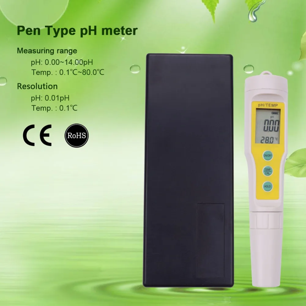 2016 Newly Design Digital LCD PH Meters Soil Aquarium Safe Pool Water