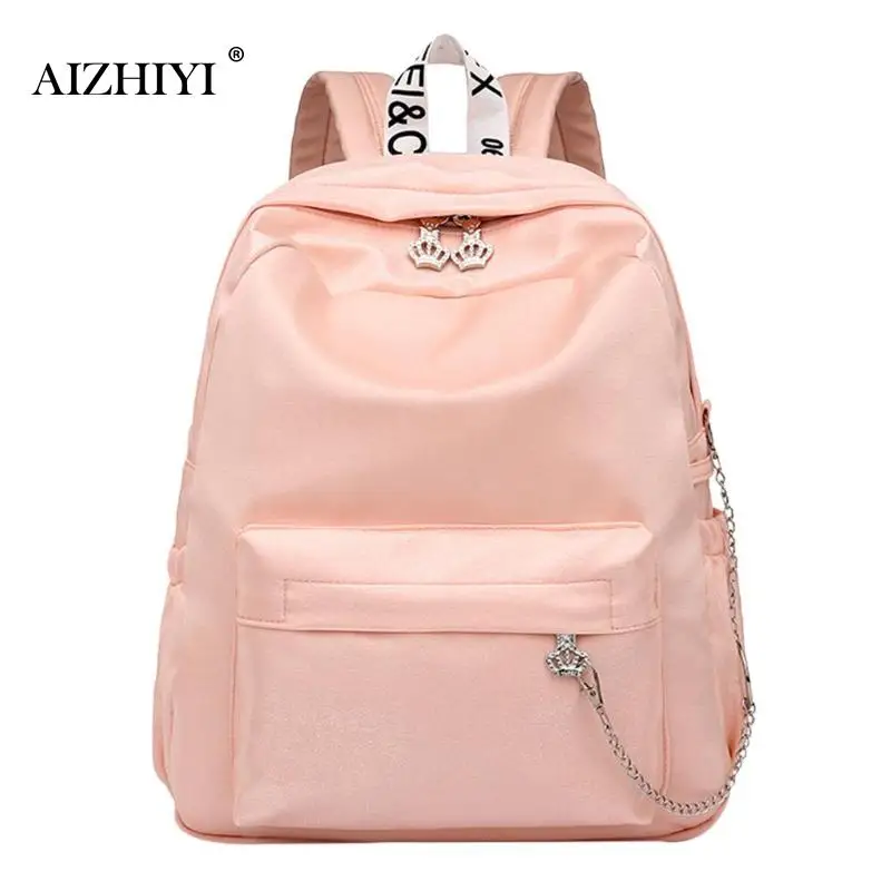 Радужная цветная нейлоновая школьная сумка на молнии для девочек, Повседневная вместительная сумка на плечо, Женский стильный рюкзак для путешествий, Mochila