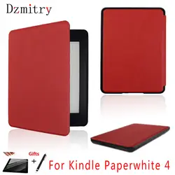 Ultra slim откидная крышка Подставка для Amazon 2018 kindle 10th электронная книга чехол kindle paperwhite 4 устройство для чтения электронных книг, защитный в