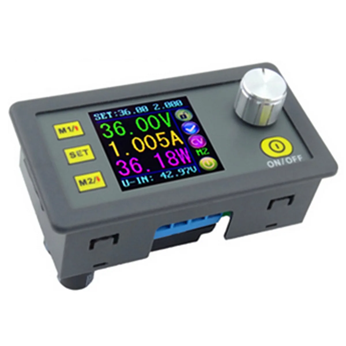 

DP 50V 5A Programmable Step-down Digital Power Supply Module Constant Voltage 250W Product Size 79x43x46mm Screen Size 28x26mm