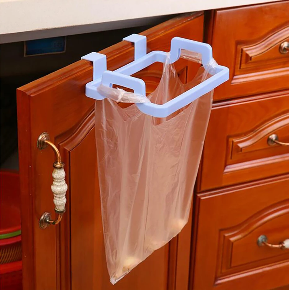 Кухонный подвесной мешок для мусора, пластиковый органайзер для двери шкафа, держатель для полотенец, сумка для мусора, вешалка, полка для хранения