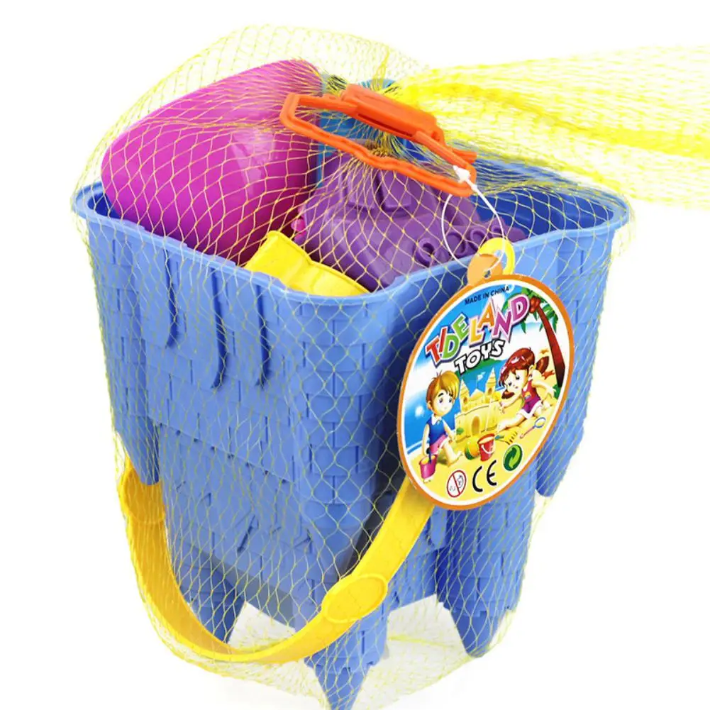 LeadingStar дети имитирует форма замка ведро Лопата водные инструменты пляжные игрушки случайный стиль - Цвет: as show