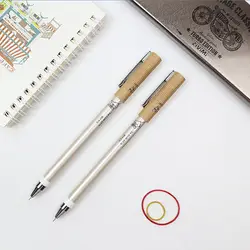 Превосходное качество гелевые ручки черно-синие чернила 0,5 мм нейтральный ручка очень хорошо писать для студентов гелевая ручка школьные
