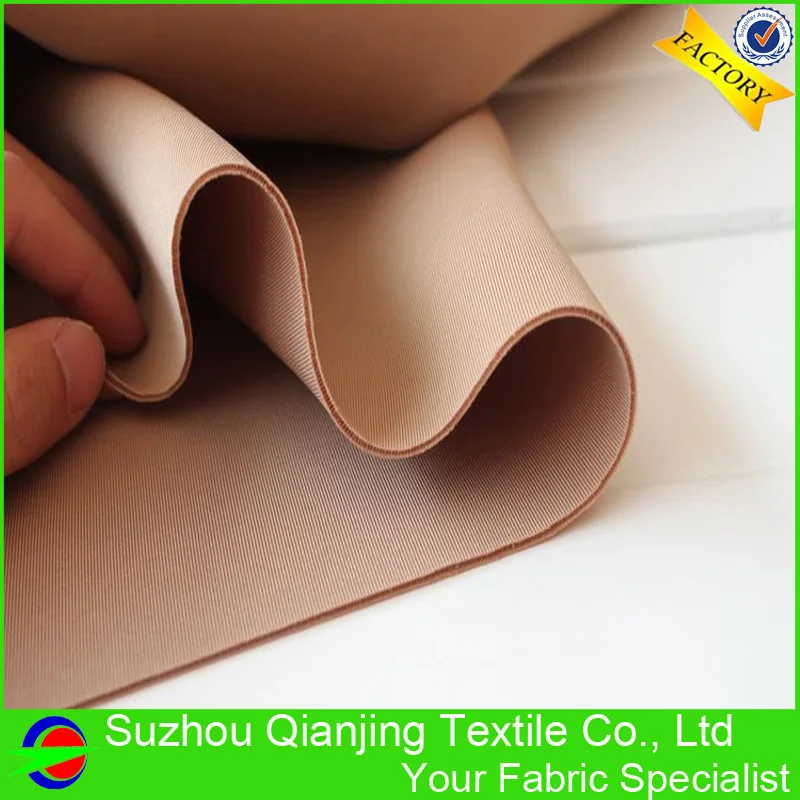 

Kniteed Spandex Drapery Camel Neoprene Material Customized Variety Designs