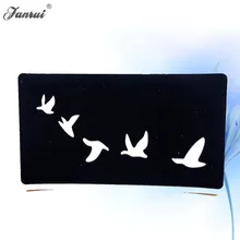 Индийская хна трафарет татуировки летающие милые невесты Женщины DIY назад боди арт Аэрограф живопись маленькая хна шаблон татуировки AG140