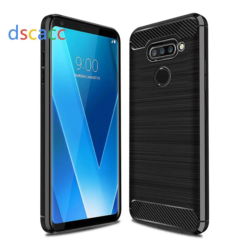

dscacc Carbon Fiber Brushed TPU Case for LG G6 Plus Pro G7 ThinQ Plus ThinQ X4 Plus Zone 4 Risio 3 X Power3 X800 100pcs