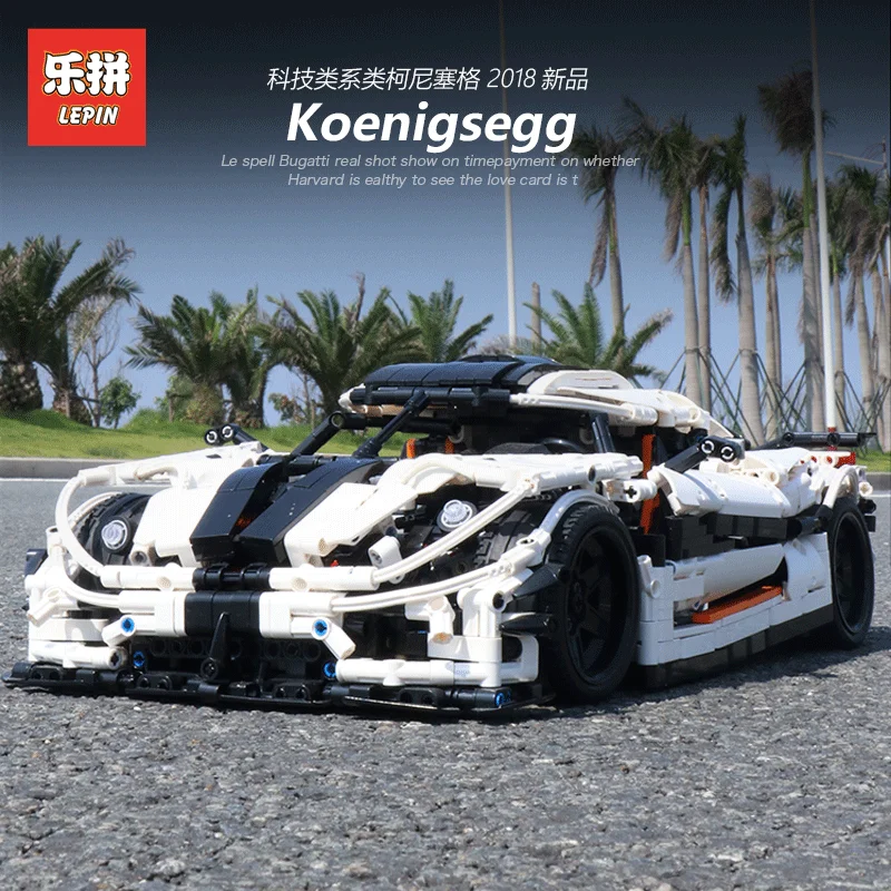 

Lepin23002 Technic Super car The MOC-4789 Changing Racing Car Model Building set Blocks Bricks DIY Toys for Children Gifts