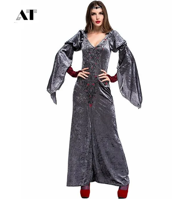 

Halloween party costumes cosplay Christmas women Queen fancy court dress for adult queen clothing dresses