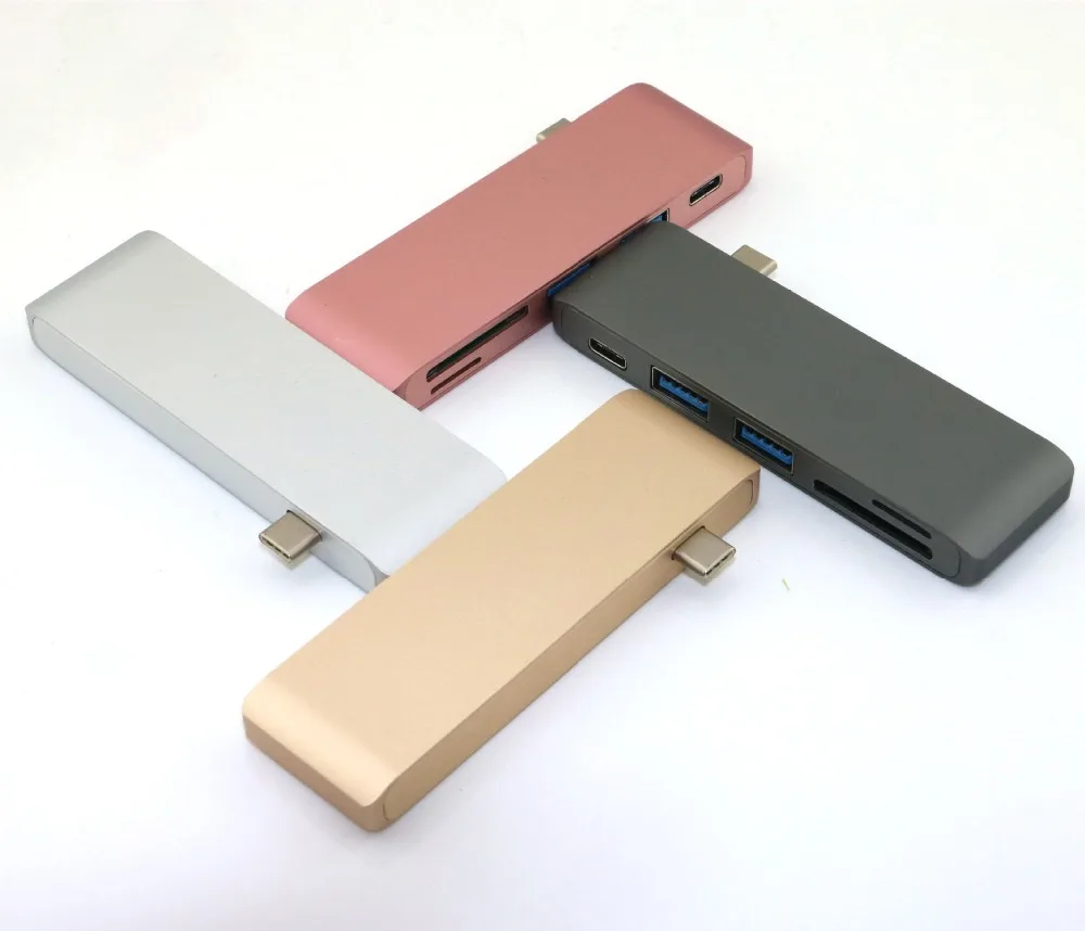 USB док станция 5 1 C 3 к 0 Type c SD TF кардридер адаптер для MacBook Samsung Galaxy S9 S8 Note 9