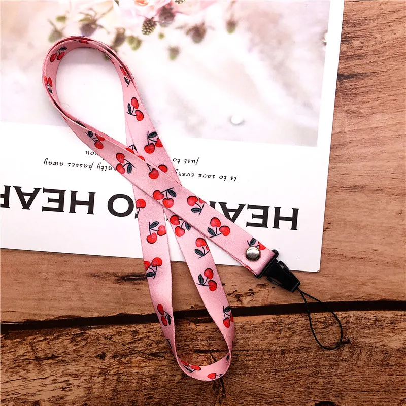 

Mobile Phone Strap phone hand Neck Strap cord For Keys ID Card For USB Badge Holder Hang Mobile Rope Cute fruit Lanyard