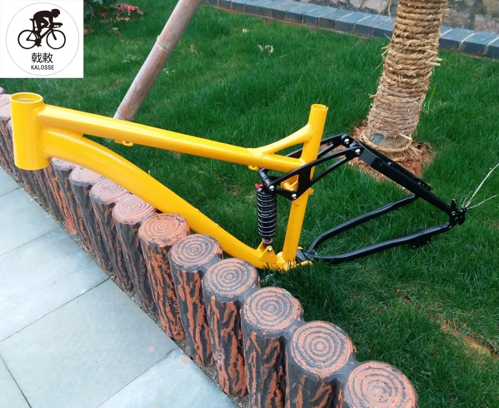 Sale Kalosse adults  mountain  bicycle frame  27.5X17 inch soft-tail  190mm travel  27.5er mountain  bike frame 1