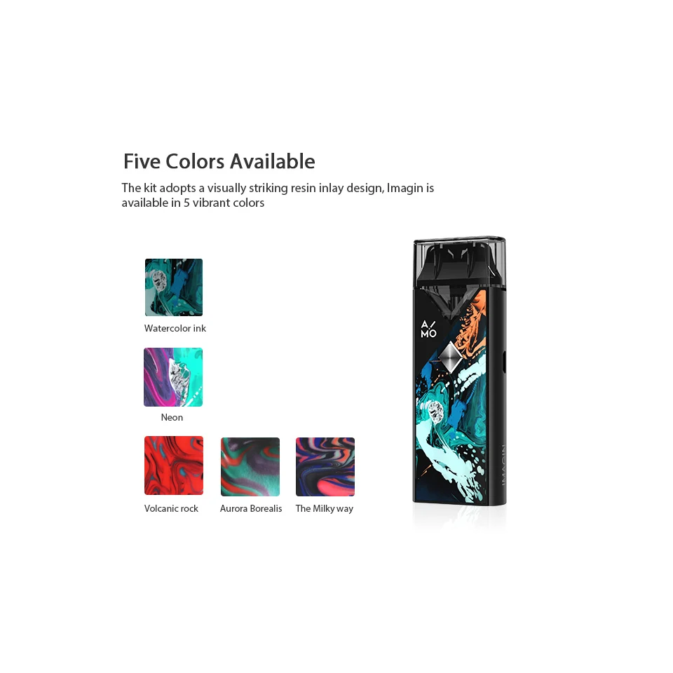 Original OVNS Aimovape Imagin Pod Vape pen Kit electronic cigarette starter kit with 1100mAh VS smok infinix VS justfog minifit (9)