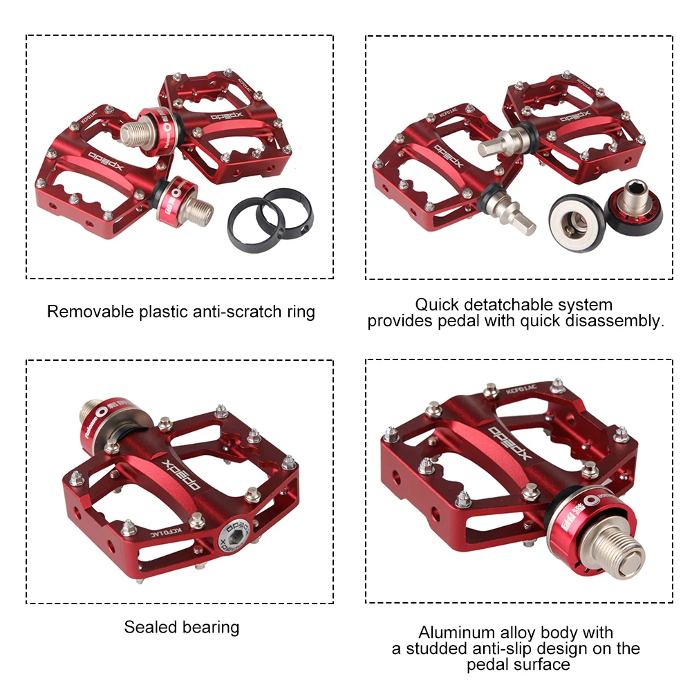 Ridestyle велосипедные педали горная дорога из алюминиевого сплава быстросъемное снаряжение Mtb части и аксессуары