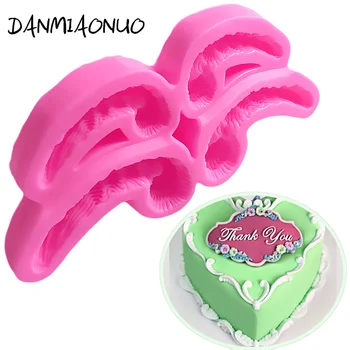 

DANMIAONUO Silicone Mold lace Fondant Cake Tools Decorating Chocolate Baking Accessories Cake Mould Decoration Dessert A300897