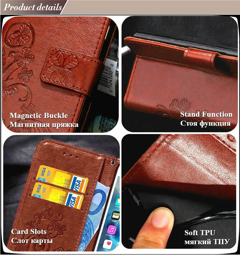 For Xiaomi Redmi 6A Case Redmi 6A Cover Silicone Case For Redmi 6 Leather Wallet Flip Case For Xiaomi Redmi 6A 6 A A6 Redmi6 6A