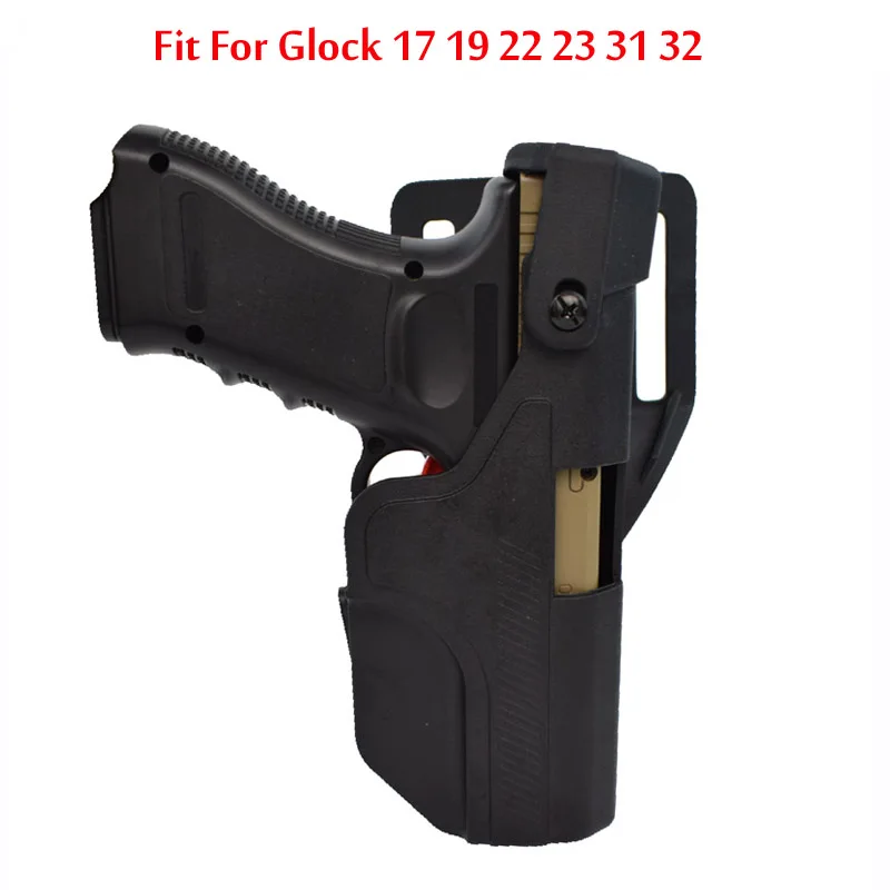 Fondina Militare Glock Fondina Per Pistola Airsoft Fondina Tattica In Vita Accessori Per La Caccia Custodia Per Pistola Adatta A Glock 17 19 22 23 31 