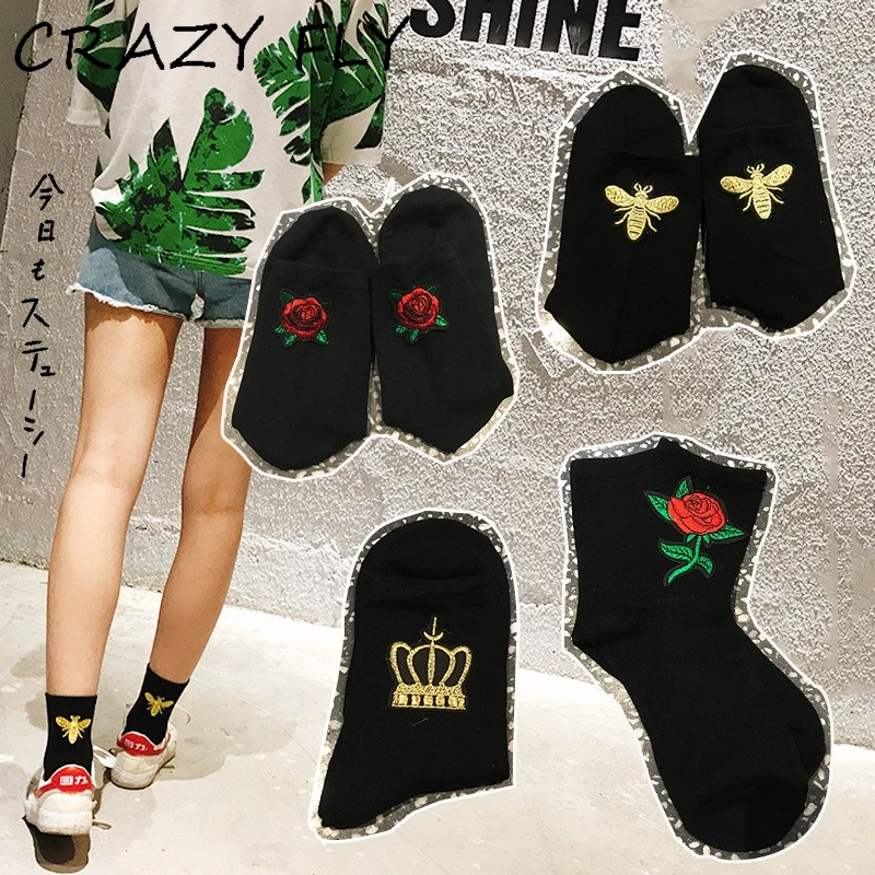 Магазин Crazy Fly; сезон осень-зима; новые японские шелковые однотонные хлопковые носки с открытым носком; дизайнерские женские носки на каблуке в стиле Харадзюку