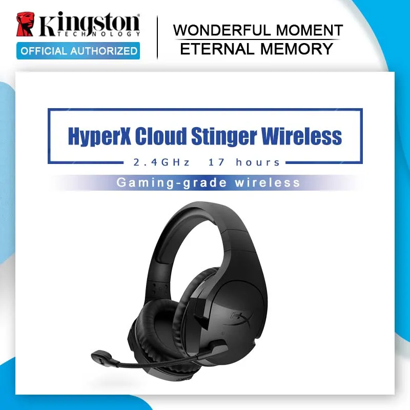 

Kingston HyperX Cloud Stinger Wireless Gaming Headset With a microphone