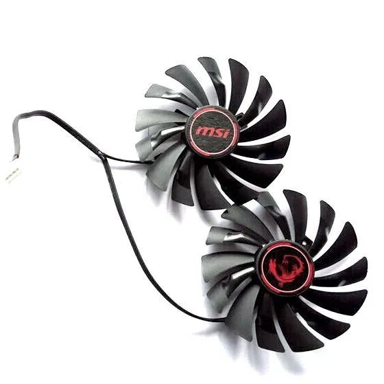 Free Shipping NEW 2pcs/lot PLD10010S12HH 4PIN 94mm DC12V 0.4A for MSI GTX960 GTX950 R9 380 390/390X GAMING Graphics card fan 4