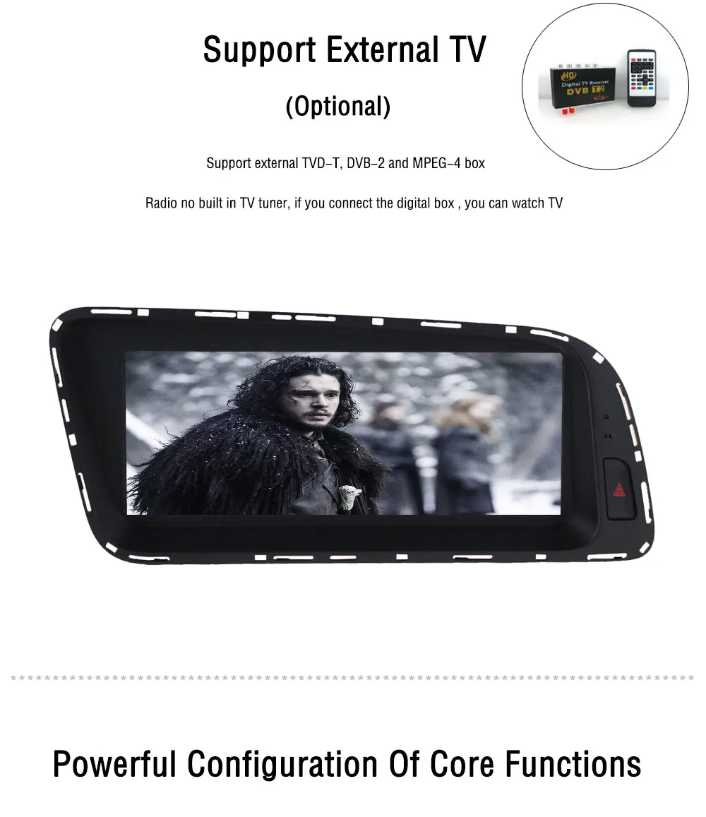 Cheap 2 Din Android 7.1 Car Radio For Audi Q5 2010 2011 2012 2013 2014 2015 2016 2017 Stereo GPS Navigation Car Head Unit Autoradio 17