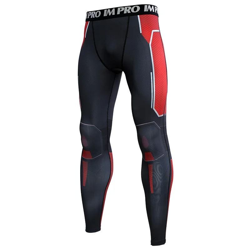 

2019 New Avengers4 3D Compression Pants Printed T shirts Men Compression Shirt Cosplay Quick-drying clothes For Gyms Pants
