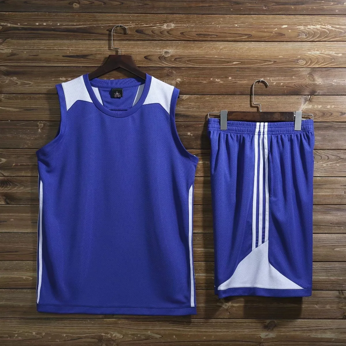 Детские костюмы баскетбольные, Мужской Женский Баскетбол тренировочные соревнования Джерси, дышащий спортивный трикотаж для баскетбольные майки колледжа - Цвет: Color blue
