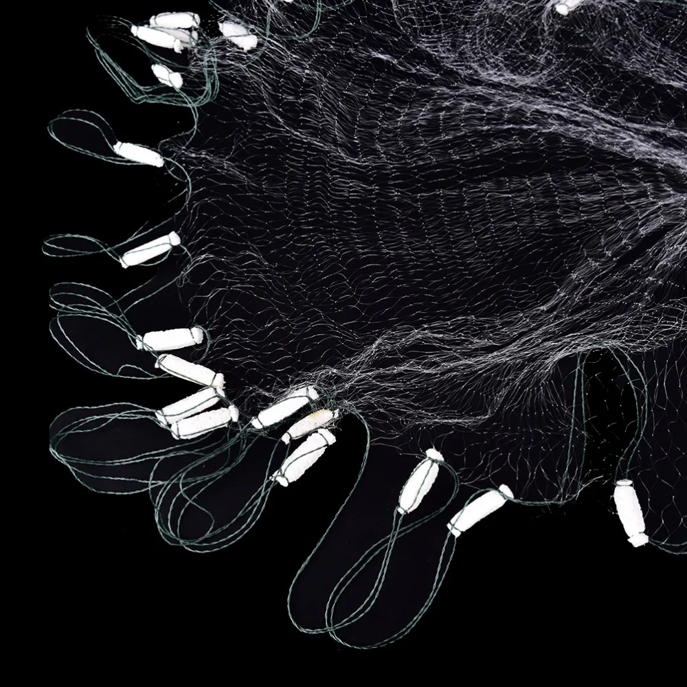

High Quality 2 Options 20m 1 Layers Fishing Net Monofilament Fishing Gill Network With Float