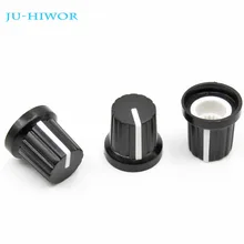 20 шт./лот HW04-1 Высокое качество пластик белый Потенциометр ручка для поворотного потенциометра белый