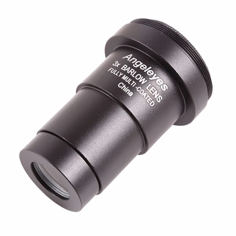

Metal 1.25 Inch 3X Barlow Lens / Camera M42 T Adapter Telescope Eyepiece