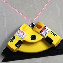 Вертикальный горизонтальный лазерный уровень проекция под прямым углом 90 градусов выравнивание измерительный циркуль инструменты